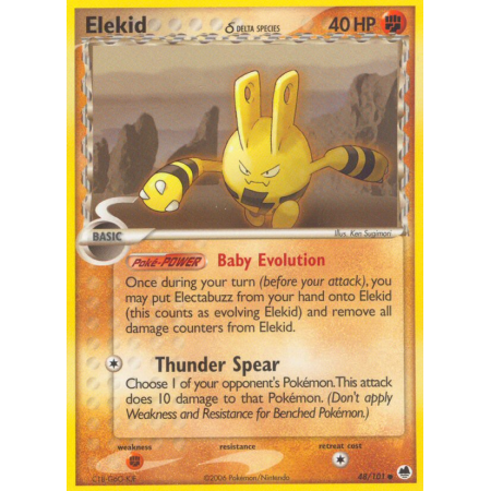 Elekid δ (Reverse Holo)