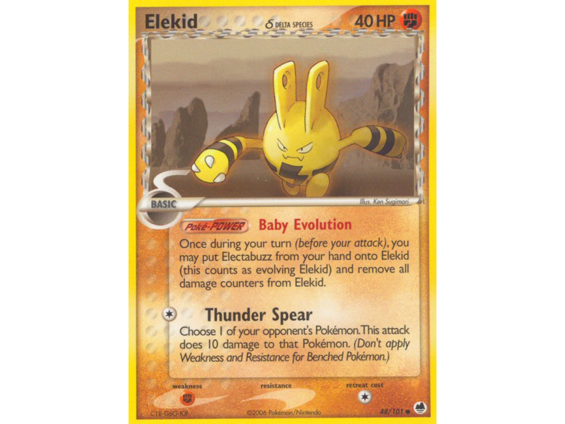 Elekid δ (Reverse Holo)