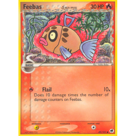 Feebas δ (Reverse Holo)