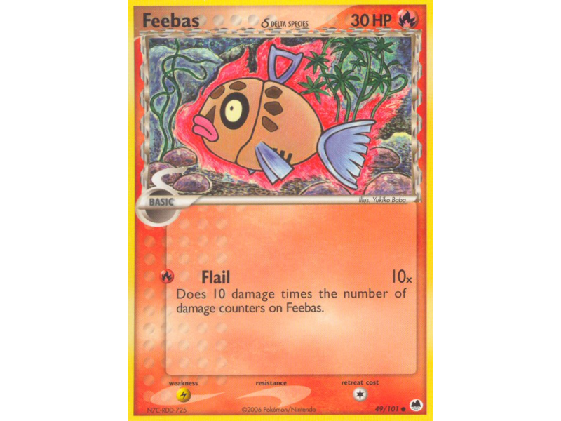 Feebas δ (Reverse Holo)