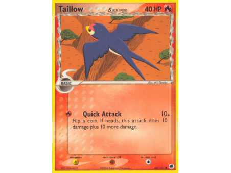 Taillow δ (Reverse Holo)