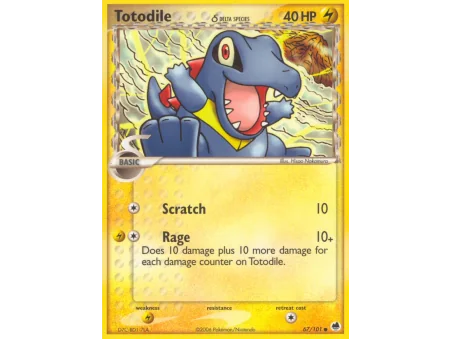 Totodile δ (Reverse Holo)