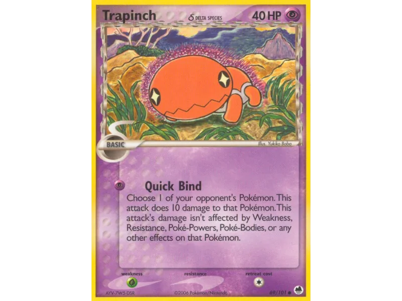 Trapinch δ (Reverse Holo)