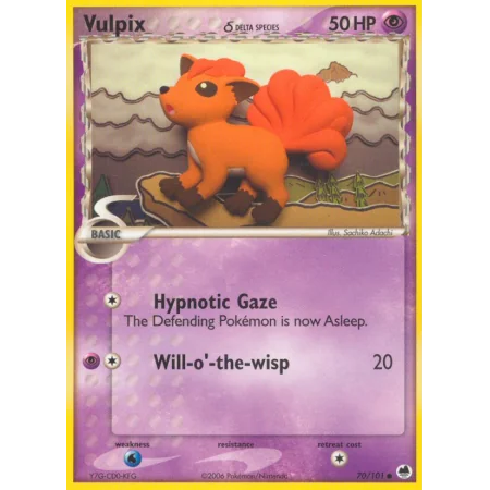 Vulpix δ (Reverse Holo)