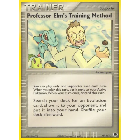 Professor Elm's Training Method (Reverse Holo)