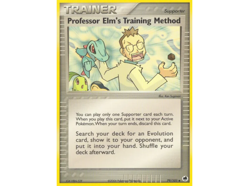 Professor Elm's Training Method (Reverse Holo)