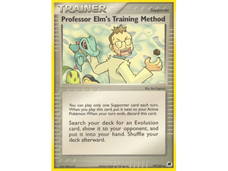 Professor Elm's Training Method (Reverse Holo)