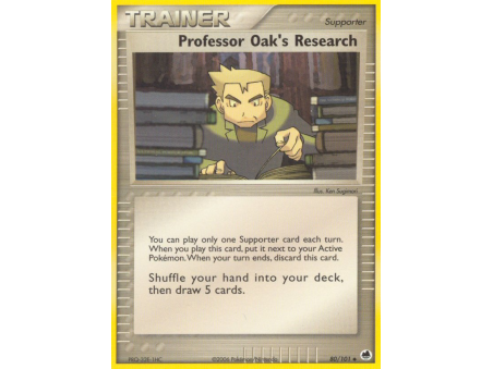 Professor Oak's Research (Reverse Holo)