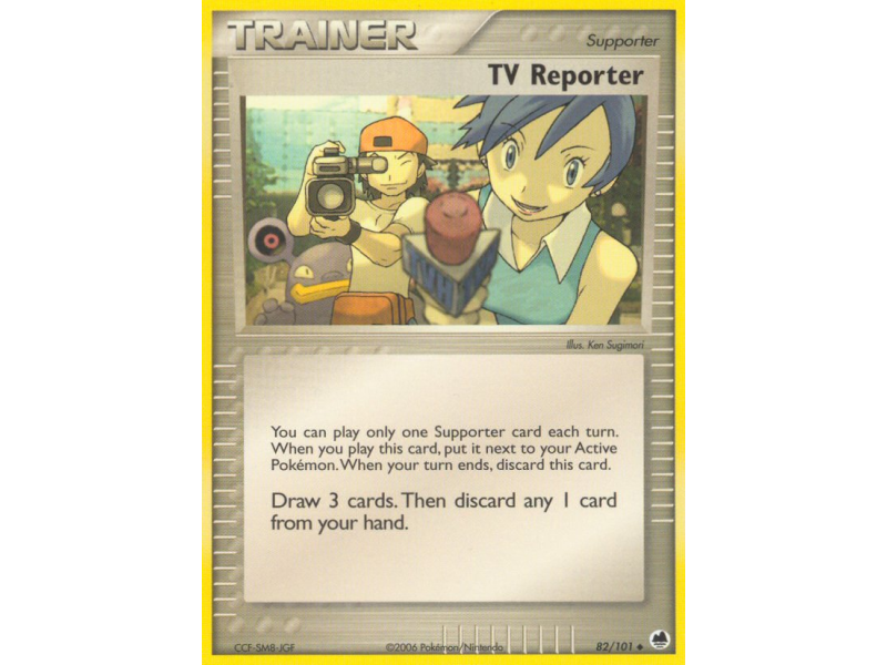 TV Reporter (Reverse Holo)