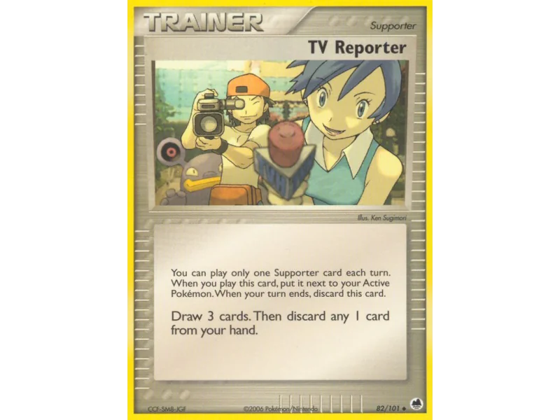 TV Reporter (Reverse Holo)