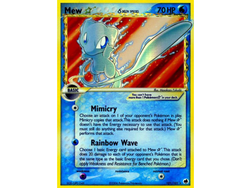 Mew ★ δ (Holo)