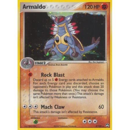 Armaldo (Reverse Holo)