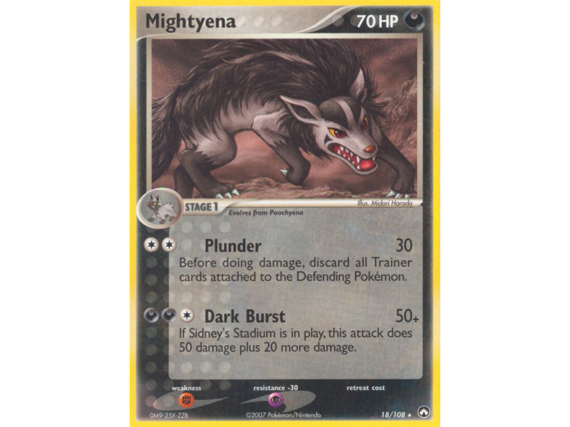 Mightyena (Reverse Holo)