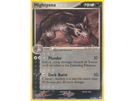 Mightyena (Reverse Holo)