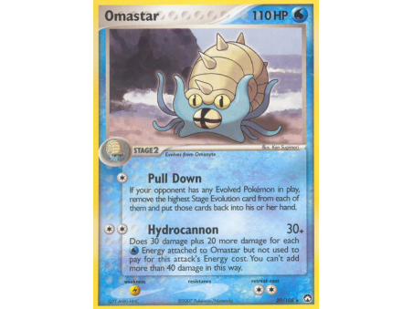 Omastar (Reverse Holo)