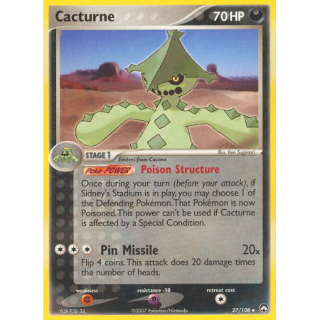 Cacturne (Reverse Holo)