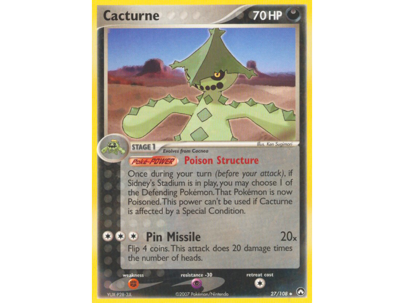 Cacturne (Reverse Holo)