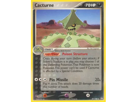 Cacturne (Reverse Holo)