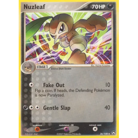 Nuzleaf (Reverse Holo)