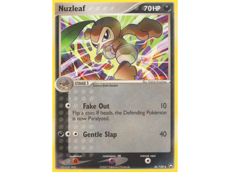 Nuzleaf (Reverse Holo)