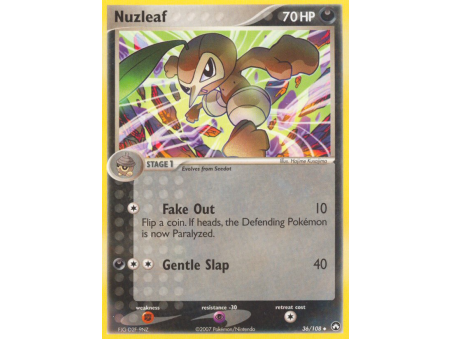 Nuzleaf (Reverse Holo)