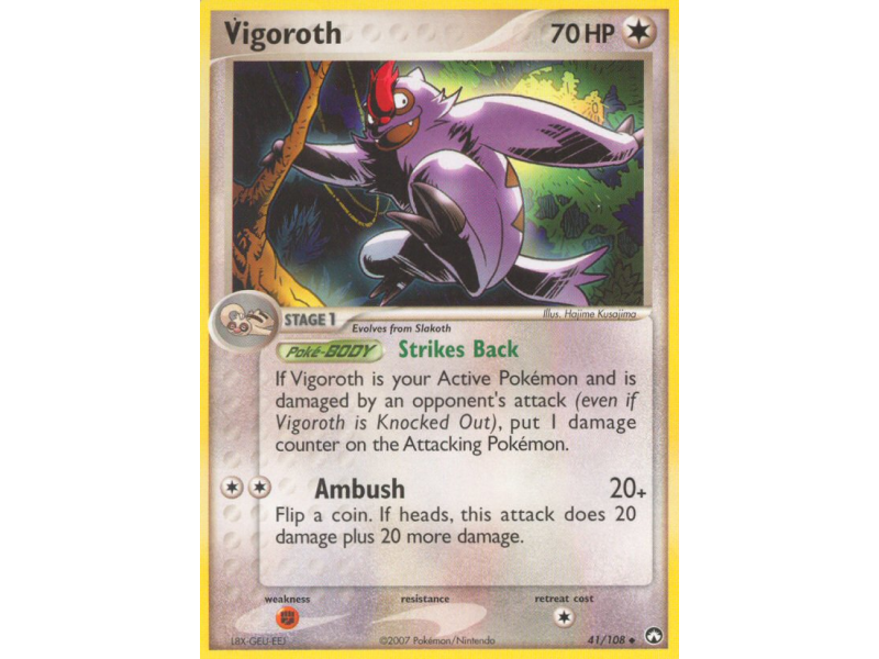 Vigoroth (Reverse Holo)