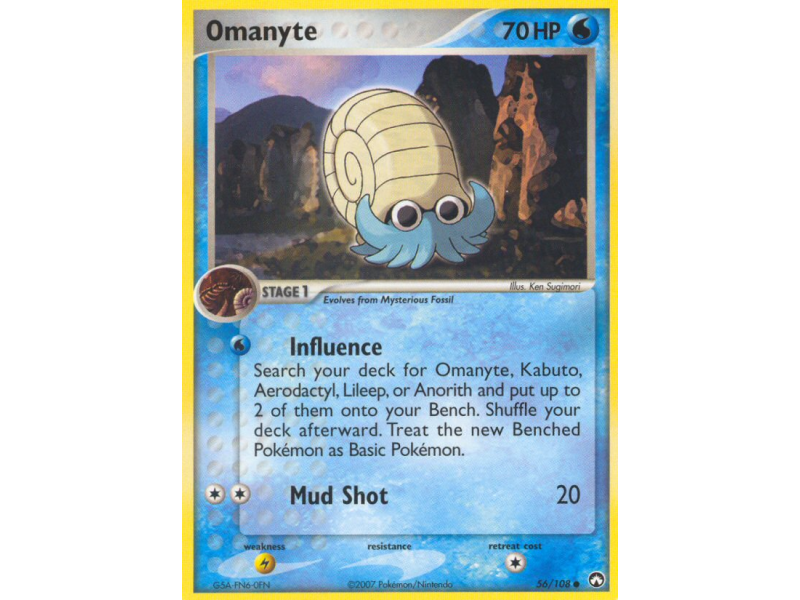 Omanyte (Reverse Holo)