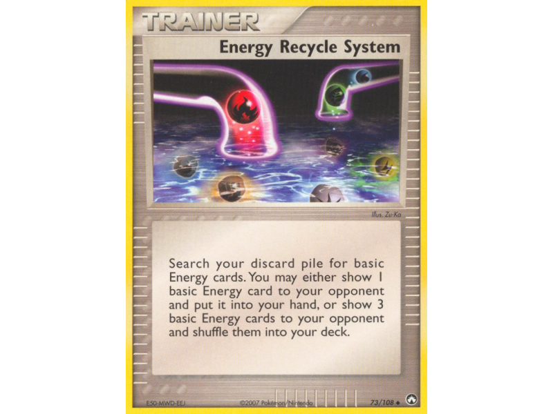 Energy Recycle System (Reverse Holo)