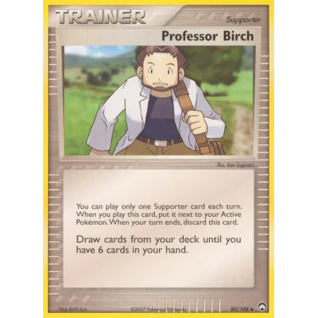 Professor Birch (Reverse Holo)