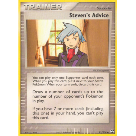 Steven's Advice (Reverse Holo)