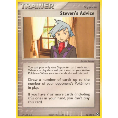 Steven's Advice (Reverse Holo)