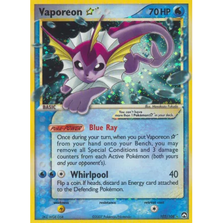 Vaporeon ★ (Holo)