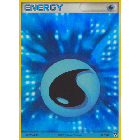 Water Energy (Reverse Holo)
