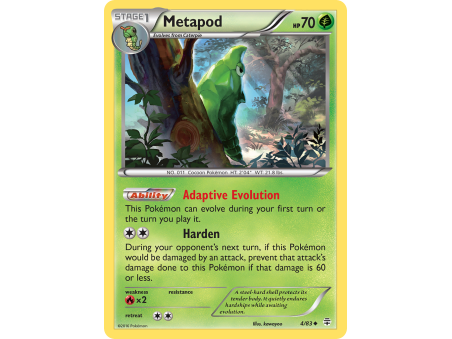 Metapod (Reverse Holo)