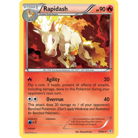 Rapidash (Reverse Holo)