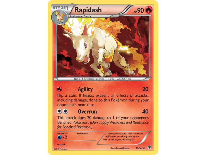Rapidash (Reverse Holo)