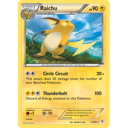Raichu (Reverse Holo)