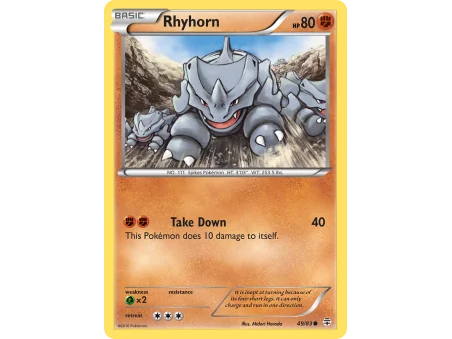 Rhyhorn (Reverse Holo)