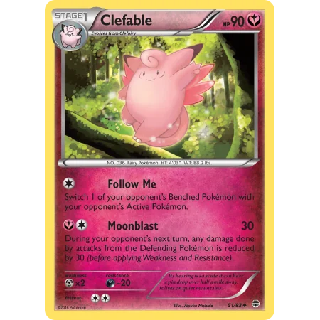 Clefable (Reverse Holo)