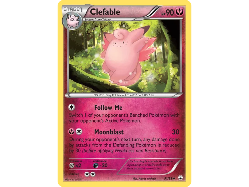 Clefable (Reverse Holo)