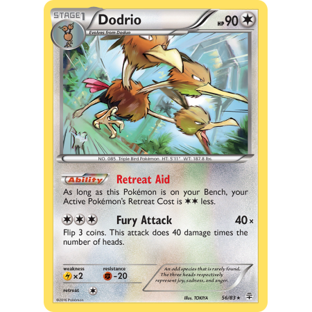 Dodrio (Reverse Holo)