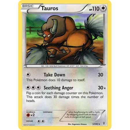 Tauros (Reverse Holo)