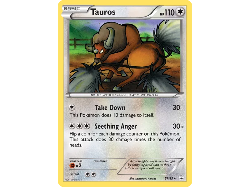 Tauros (Reverse Holo)