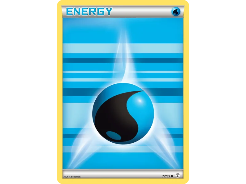 Water Energy (Reverse Holo)