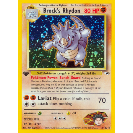 Brock's Rhydon (Holo)