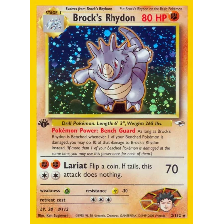 Brock's Rhydon (Holo)