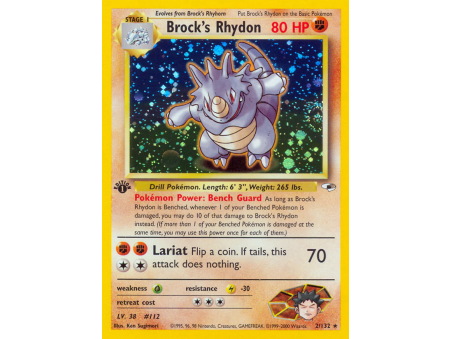 Brock's Rhydon (Holo)