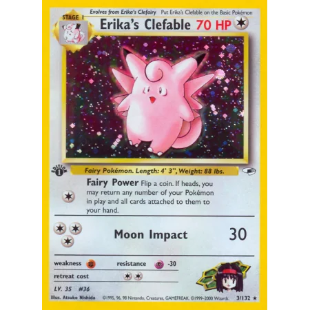 Erika's Clefable (Holo)