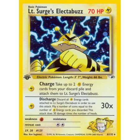 Lt. Surge's Electabuzz (Holo)