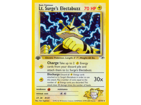 Lt. Surge's Electabuzz (Holo)